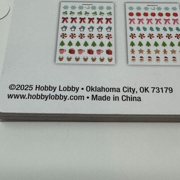 Christmas Paper Crafts Santa Jolly Sticker Pack 16 Sheets 449 Piece Foil Accent - Picture 15 of 16